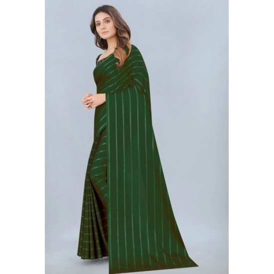 Generic Women's Satin Silk Saree with Blouse (Green, 5-6 Mtrs) Generic Women's Satin Silk Saree with Blouse (Green, 5-6 Mtrs)
