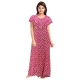 Generic Women's Cotton Printed Maxi Nighty (Pink) Generic Women's Cotton Printed Maxi Nighty (Pink)