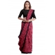Generic Women's Super Line Saree with Blouse (Gajari, 5-6 Mtrs)
