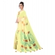 Generic Women's Georgette Floral Hand Printed Sarees (Yellow, 5-6 Mtrs) Generic Women's Georgette Floral Hand Printed Sarees (Yellow, 5-6 Mtrs)