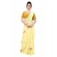 Generic Women's Georgette Floral Hand Printed Sarees (Yellow, 5-6 Mtrs) Generic Women's Georgette Floral Hand Printed Sarees (Yellow, 5-6 Mtrs)