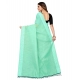 Generic Women's Cotton Blend Slub Pattern Sarees (Rama, 5-6 Mtrs) Generic Women's Cotton Blend Slub Pattern Sarees (Rama, 5-6 Mtrs)