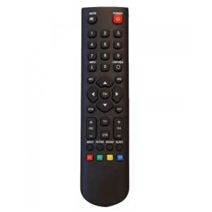 Generic LCD/LED Remote No. 2000C, Compatible with Akai LCD/LED Remote Control (Exactly Same Remote will Only Work)