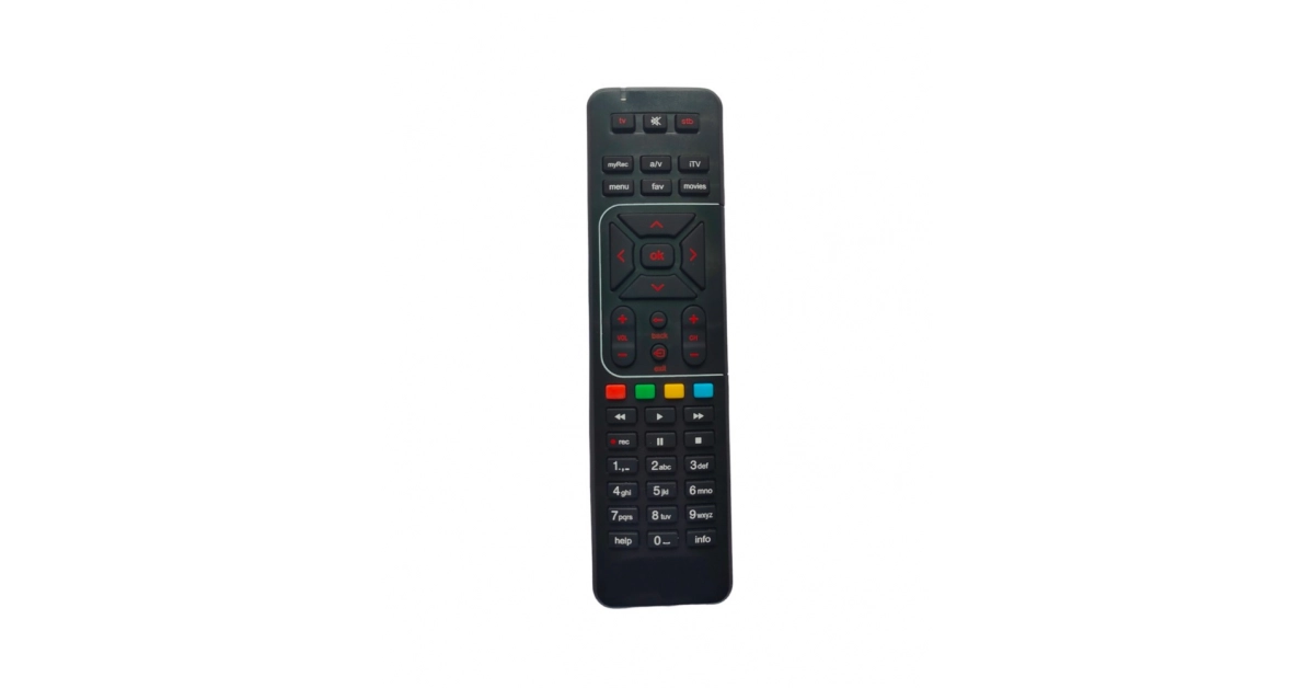 DTH Remote with Recording Feature, Compatible with Airtel DTH Set Top ...