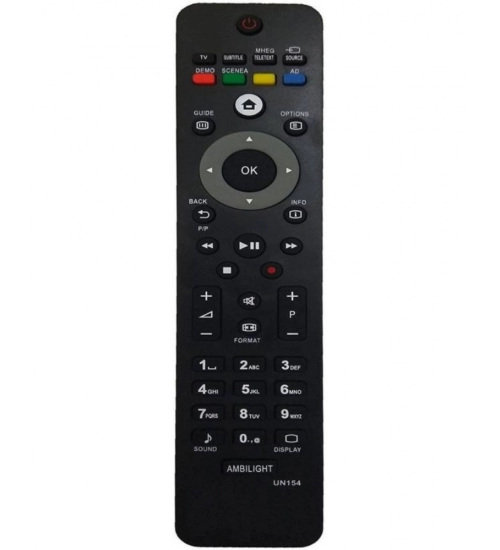 Generic LCD/LED Remote No. UN154, Compatible with Philips LCD/LED TV Remote Control (Exactly Same Remote will Only Work)