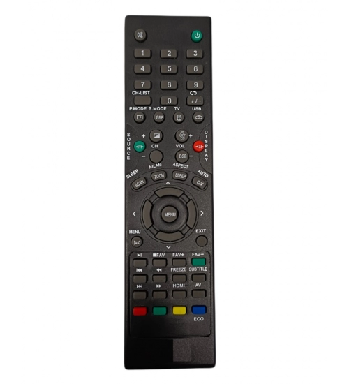 Generic LED/LCD Remote, Compatible with Mitashi LED Remote Control (Exactly Same Remote will Only Work)