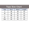 Generic Women's Crepe Paper Print Full Sleeve Short Tops(Blue)