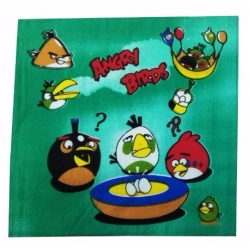 Generic Pack Of_8 Angry Bird Small Size Handkerchiefs (Color: Assorted) Generic Pack Of_8 Angry Bird Small Size Handkerchiefs (Color: Assorted)