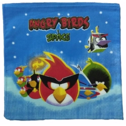 Generic Pack Of_8 Angry Bird Small Size Handkerchiefs (Color: Assorted) Generic Pack Of_8 Angry Bird Small Size Handkerchiefs (Color: Assorted)