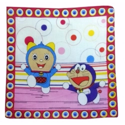 Generic Pack Of_10 Doreman With Mini Dora Small Size Handkerchiefs (Color: Assorted)