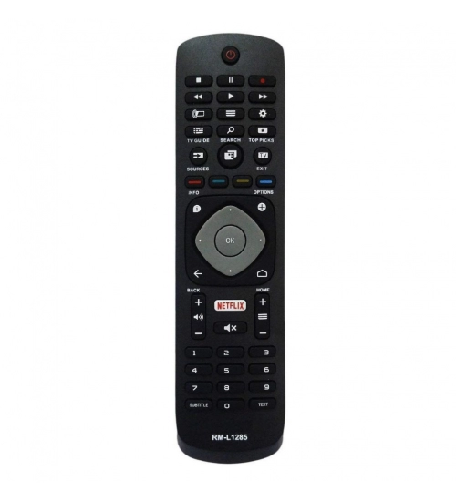 Generic Remote No. RM-L1285 (No Voice), Compatible with Philips Smart TV LCD/LED Remote Control (Exactly Same Remote will Only Work)