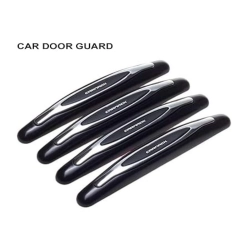 Generic Pack Of 4 Compact Microfibre Car Door Guard (White)