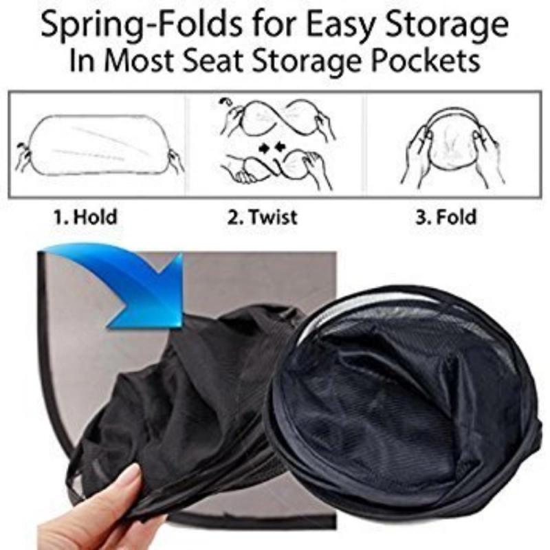 Generic Pack Of 4 Side Window Sun Shade For Universal For Car (Black)