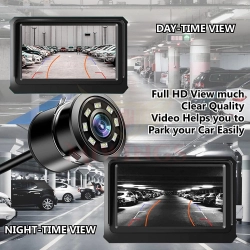 Generic Car Rear View Backup Camera 170 Wide Angle Hd Cmos Auto Parking Assistance Reverse (Black)