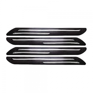 Generic Set Of 4 Universal Car Bumper Protector Guard (Black)