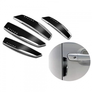 Generic Pack Of 4 Winner Plastic Car Door Guard Universal For Car (Black)