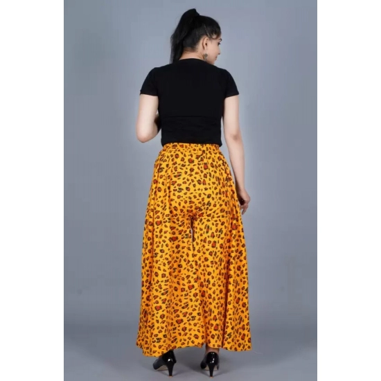 Generic Women's Cotton Printed Elastic Palazzo Pant (Yellow, Free Size) Generic Women's Cotton Printed Elastic Palazzo Pant (Yellow, Free Size)