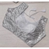 Generic Women's Cotton Silk Embellished Padded Cup Readymade Blouse (Silver, Size: Free Size)