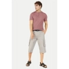 Generic Men's Casual Half sleeve Solid Cotton Henley Neck T-shirt (Onion)