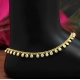 Generic Women's Rainblow Color Rhinestone Anklets (Free Size: Upto 10&quot;) 