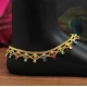 Generic Women's Multi Color Rhinestone Anklets (Free Size: Upto 10&quot;) 