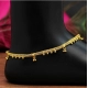 Generic Women's Gold Color Anklets (Free Size: Upto 10&quot;) 