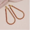 Generic Women's Red Color Anklets (Free Size: Upto 10") 