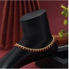 Generic Women's Red Color Anklets (Free Size: Upto 10") 