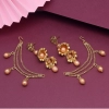 Generic Women's Gold Color Bahubali Earrings 
