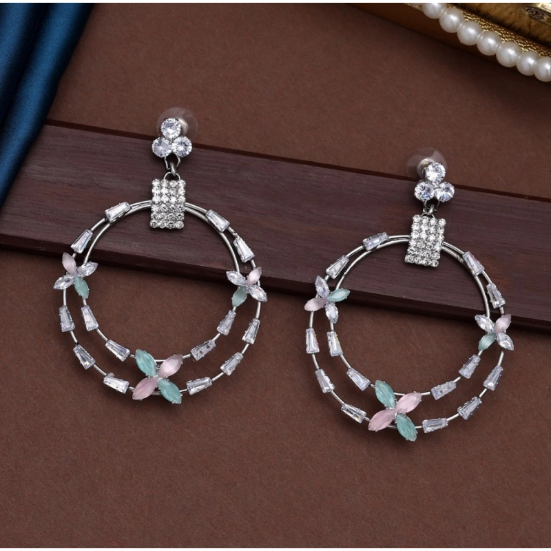 Generic Women's Multi Color Stone Earrings Generic Women's Multi Color Stone Earrings
