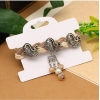 Generic Women's Silver Color Oxidised Adjustable Bracelet 