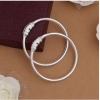 Generic Silver Color 1 Pair Of Oxidised Kids Bangles Size: 1.6 