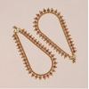 Generic Women's Rani Color Anklets (Free Size: Upto 10") 