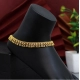 Generic Women's Gold Color Anklets (Free Size: Upto 10&quot;) 