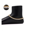 Generic Women's Rainbow Color Anklets (Free Size: Upto 10") 