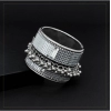 Generic Women's Silver Color Oxidised Adjustable Bracelet 