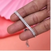 Generic Women's Silver Color Rhinestone Adjustable Bracelet 
