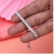 Generic Women's Silver Color Rhinestone Adjustable Bracelet 