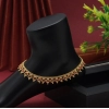 Generic Women's Rani Color Anklets (Free Size: Upto 10") 