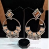 Generic Women's Gold &amp; Silver Color Oxidised Earrings 