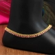 Generic Women's Pink Color Rhinestone Anklets (Free Size: Upto 10&quot;) 