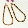 Generic Women's Green Color Rhinestone Anklets (Free Size: Upto 10") 