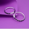 Generic Black Color 1 Pair Of Oxidised Kids Bangles Size: 1.6 
