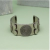 Generic Women's Silver Color Oxidised Adjustable Bracelet 