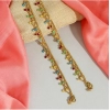 Generic Women's Multi Color Rhinestone Anklets (Free Size: Upto 10") 