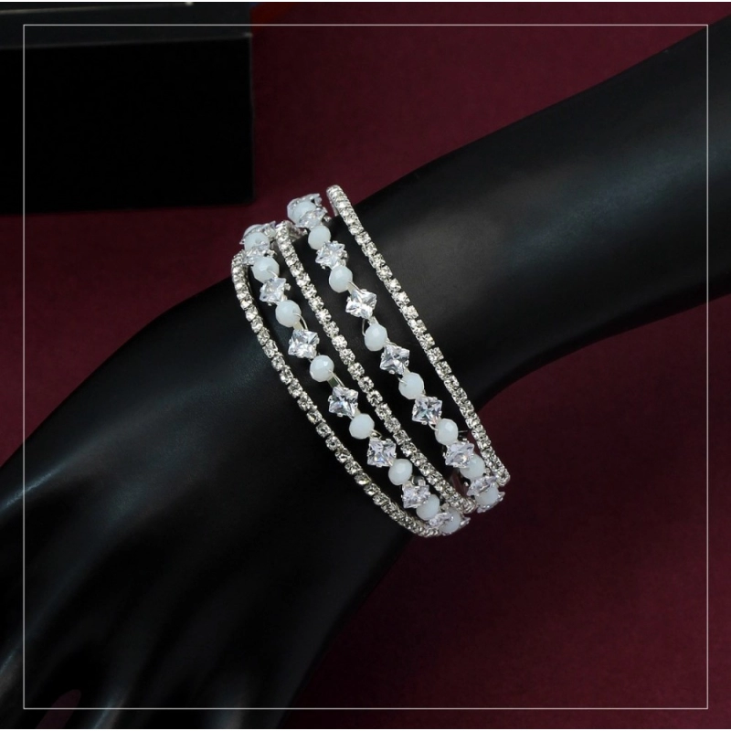 Generic Silver Color Moon Stone Kids Bracelet Adjustable Bracelet