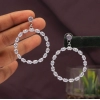 Generic Women's White Color Antique Earrings 