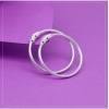 Generic Silver Color 1 Pair Of Oxidised Kids Bangles Size: 1.6 