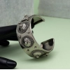 Generic Women's Silver Color Oxidised Adjustable Bracelet 