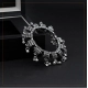 Generic Women's Silver Color Oxidised Adjustable Bracelet 